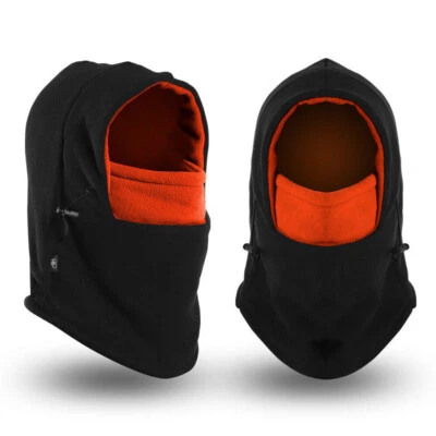 Invierno A prueba de viento Niños Sombrero de pasamontañas Polar Esquí Máscara facial completa Gorra Cálida Nieve Capucha Foto 1 de 4