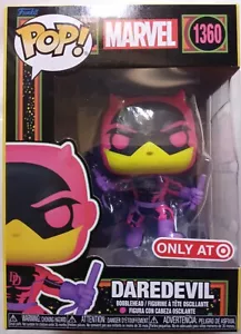 New Funko Pop Marvel: Daredevil #1359 Blacklight Target Exclusive - Picture 1 of 2