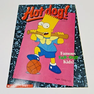 Hot Dog! Magazin #67 1991 Bart Simpson Famous Far-Out Kids Scholastic - Vintage - Bild 1 von 9