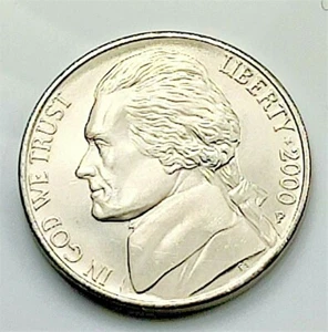 2002 P Jefferson Nickel - BU Coin Pulled from an OBW Roll - Picture 1 of 2