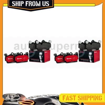 Para Mercedes-Benz GL450 2015-2016 Brembo 2x conjunto de pastilhas de freio a disco dianteiro traseiro - Imagem 1 de 4