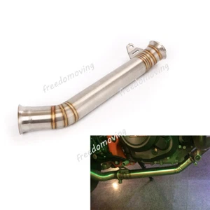 Tubo de escape de enlace medio antideslizante de acero inoxidable modificado para Duke 690 2012-2018 - Imagen 1 de 6