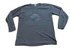 Portland Sea Dogs Baseball Long Sleeve T Shirt  Minor League Sz L Distressed