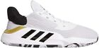 Mens Adidas Sz.13 Pro Bounce 2019 Low Basketball Shoes White Black Gold EF0472