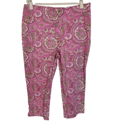 Pantalones cortos Talbots para mujer 14 rosa cachemira pierna recta clásicos cremallera lateral Foto 1 de 4