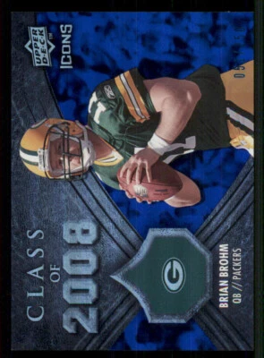 2008 Upper Deck Icons Class of 2008 Blue #CO3 Brian Brohm /250 - Image 1 of 2