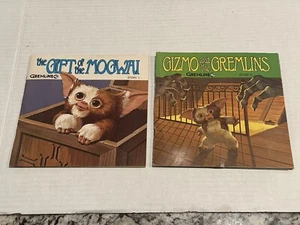 1984 Gizmo and The Gremlins Story 1 & 2 Record And Book 7" 33 1/3 MINT VINYL - Picture 1 of 5