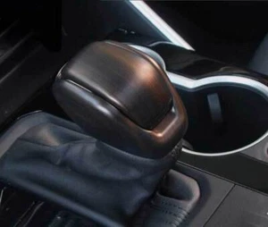 Gear Shift Knob Head Fit For Toyota Highlander Cover Trim Wood Grain 2020-2022 - Picture 1 of 7