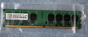 TRANSCEND 1GB DDR2 800MHZ 5-5-5 DESKTOP MEMORY MODULE - 504465-0152 - Picture 1 of 2