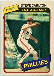 1980 OPC #113 STEVE CARLTON HOF NL AS - PHILADELPHIA PHILLIES EX RAW (P24-01) - Imagen 1 de 4