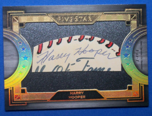 2022 Topps Five Star Cut Signature Harry Hooper Boston Red Sox HOF Auto 1/1