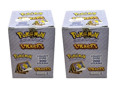 Lot of 2 1999 Pokémon Artbox Stickers Series 1 Display Boxes | Minor Damage Read - Image 1 of 4