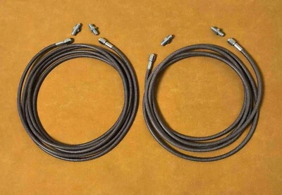 SS Main Rear Brake Lines PTFE Lined for 1994-2001 Acura Integra - Image 1 of 2