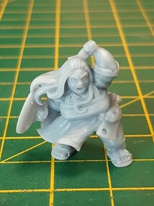 Mimma the Melee Housewife Dwarven Miniature, 28mm scale 3D printed - Bild 1 von 6