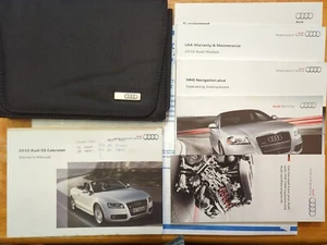 2010 Audi S5 Cabriolet Owners Manual - SET!!! (w/Navigation manual) - Bild 1 von 1