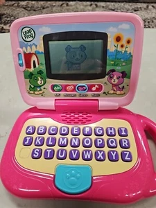Leap Frog 2 in 1 Leaptop Touch Learning For Kids Pink Toy Educational - Picture 1 of 12