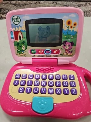 Leap Frog 2 in 1 Leaptop Touch Learning For Kids Pink Toy Educational - Image 1 of 4
