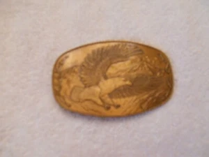 AMERICAN EAGLE COMMEMORATIVE  MINT BELT BUCKLE - Picture 1 of 2