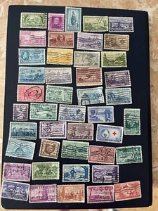 US 1950-1953 Commemmoratives Full Set -44 Stamps, Precancelled, Used, See Photos - Picture 1 of 9