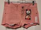 Chica Chic Rose Cutoff Shorts Women's Size 10 Pink Nwt 33X2