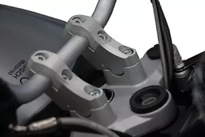 Elevadores de manillar para BMW R1200R 2011-2014 50mm appx 2" elevación para mayor comodidad - Imagen 1 de 1