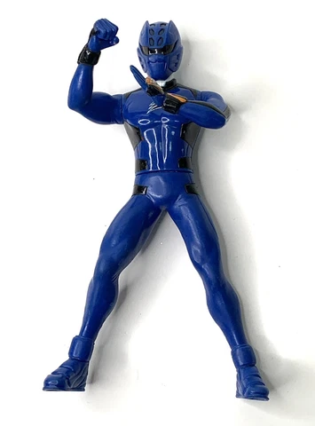 Power Rangers Jungle Fury Blue Jaguar Ranger 6" Action Figure Toy Bandai 2007 Cover