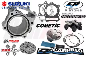 King Quad LT-A LTA 700 700X Stock OEM Cylinder 102mm Cometic Top End Rebuild Kit - Picture 1 of 23