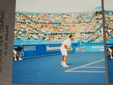 4 Stereoviews of PETE SAMPRAS during Matches in 2000, 2001, 2002