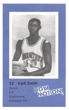 1982 Georgetown Hoyas Basketball Police Set #10 Vadi Smith