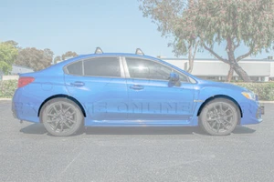 For 15-21 WRX STi JDM ChargeSpeed GLOSS BLACK Side Arch Trim Lip Splash Guards - Picture 1 of 17