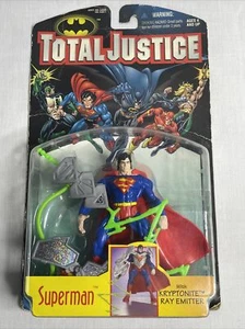 Superman Action Figure Toy With Kryptonite Ray Emitter Total Justice - Picture 1 of 6