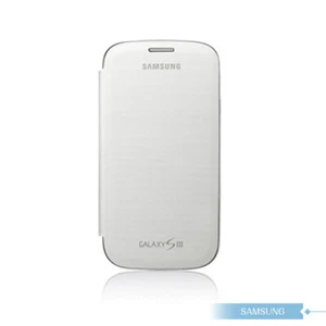 Original Samsung Official Galaxy S3 i9300 Flip Cover Case (EFC-1G6F) - White - Picture 1 of 2