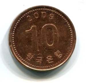 2009 South Korea 10 Won (b559-24) - Picture 1 of 2