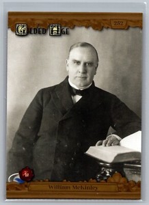 William McKinley 2022 Historic Autographs Gilded Age RADIANT #252 Card /500