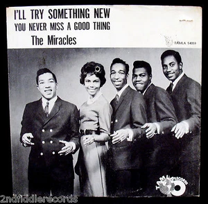 THE MIRACLES-I'll Try Something New-Rare Picture Sleeve-TAMLA #54059 - Imagen 1 de 2