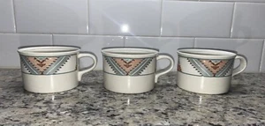 Vintage Mikasa Intaglio Santa Fe CAC24 Tea Cups Set of 3 - Picture 1 of 12