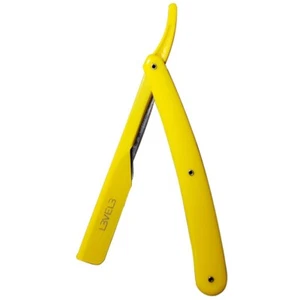 BARBER SALON BEAUTY L3VEL3 NIVEL 3 HOMBRE AFEITADO PLEGABLE NAVAJA RECTA AMARILLO - Imagen 1 de 1