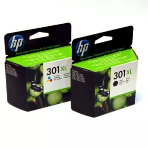 Cartucho de tinta original HP301XL tricolor y negro de alta capacidad - Imagen 1 de 1