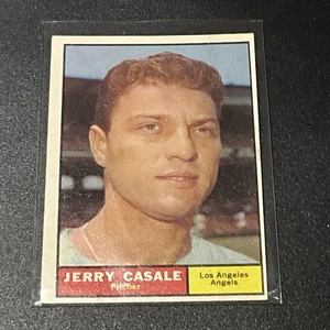 Tarjeta de béisbol 1961 Topps #195 Jerry Casale - EX - envío gratuito - Imagen 1 de 2