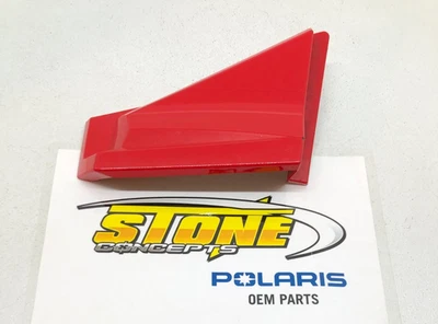 OEM POLARIS SLINGSHOT CENTER DASH VISOR RED PEARL LEFT SIDE LH 5450039-676 - Image 1 of 4