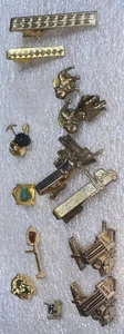 Vintage Pin Lot Herren Mack Truck Bulldog Towmotor Gabelstapler Kohlebergbau goldfarben - Bild 1 von 10