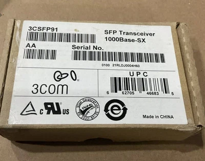 NEW - OEM - HP JD493A X124 1G SFP-SX 850nm MMF Mini-GBIC SX Transceiver - Image 1 of 4