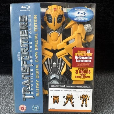 TRANSFORMERS REVENGE OF THE FALLEN BLU-RAY BUMBLEBEE TRANSFORMING CASE RARE Dvd - Image 1 of 4