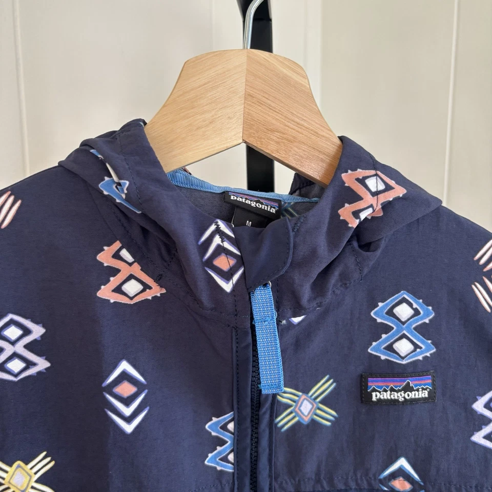 Chaqueta con Capucha Patagonia Niñas Medium Space Spirits Azul Marino Bolsos Cremallera Completa ☼ Foto 1 de 4