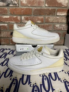 Size 11.5 - Air Jordan 2 Retro Low White Varsity Maize Preowned OG Box 309837102 - Picture 1 of 7