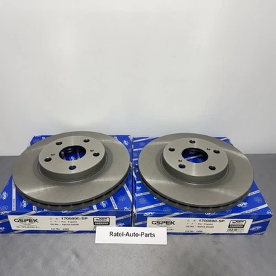 For TOYOTA Crown JZS171 Mark II JZX90 JZX100 Front brake disc rotor JDM HQ - Image 1 of 4