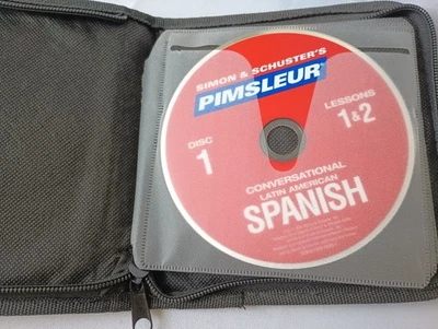 Spanish Conversational Latin American 8 CD Audio Pimsleur 2005 Simon Schuster's - Image 1 of 4