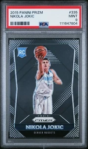 PSA 9 2015 Panini Prizm Nikola Jokic Rookie RC #335 - Picture 1 of 2