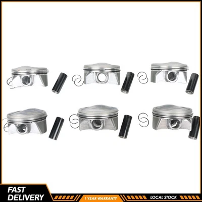 6PCS Pistons Ring Kit Φ96mm For Porsche Macan S/GTS 95B Panamera S/4S 970 3.0 V6 — 第 1/4 张图片