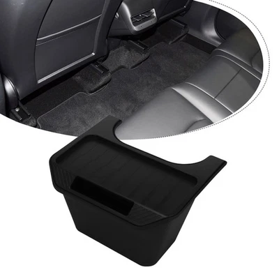 For Tesla For Model Y Rear Center Console Organizer TPE Box with Tray 2021 2024 - Image 1 of 4